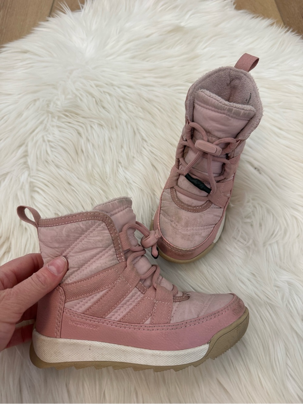 Sorel Baby Pink Kids Winter Boots - Size 10K